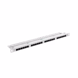 Lanberg PPU5-0024-S, Cat5, Cat5e, Gris, Métal, Montage de rack, 0.5U, 440 mm