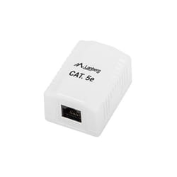 Lanberg OU5-0001-W boitier de prise de courant RJ-45 Blanc