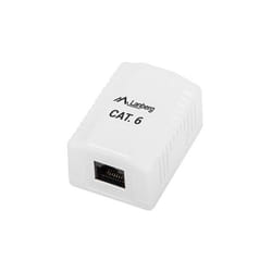 Lanberg OU6-0001-W boitier de prise de courant RJ-45 Blanc