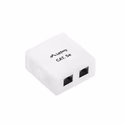 Lanberg OU5-0002-W boitier de prise de courant RJ-45 Blanc