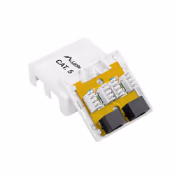 Lanberg OU5-0002-W boitier de prise de courant RJ-45 Blanc