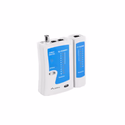Lanberg NT-0401 testeur de câble réseau Testeur de câble UTP/STP Bleu, Blanc
