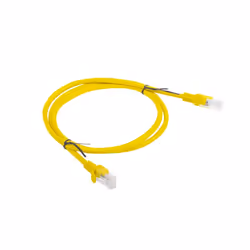 Lanberg PCU5-10CC-0100-Y, 1 m, Cat5e, U/UTP (UTP), RJ-45, RJ-45