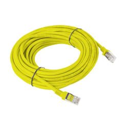 Lanberg PCU5-10CC-1000-Y câble de réseau Jaune 10 m Cat5e U/UTP (UTP)