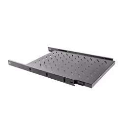 Lanberg AK-1011-B, Etagère ajustable, Noir, 60 kg, 1U, 48,3 cm (19"), 465 mm