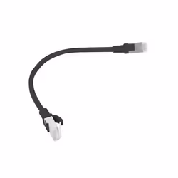 Lanberg PCU5-10CC-0025-BK câble de réseau Noir 0,25 m Cat5e U/UTP (UTP)