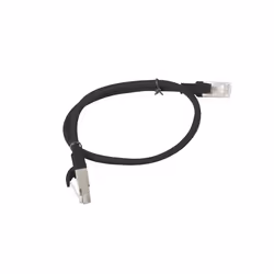 Lanberg PCU5-10CC-0050-BK câble de réseau Noir 0,5 m Cat5e U/UTP (UTP)