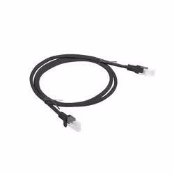 Lanberg PCU5-10CC-0100-BK câble de réseau Noir 1 m Cat5e U/UTP (UTP)