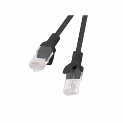 Lanberg PCU5-10CC-0150-BK câble de réseau Noir 1,5 m Cat5e U/UTP (UTP)