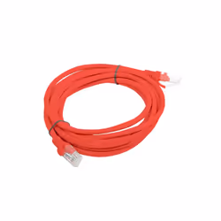 Lanberg PCU5-10CC-0300-R câble de réseau Rouge 3 m Cat5e U/UTP (UTP)