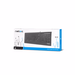 NATEC BARRACUDA clavier USB QWERTY Noir - Vue supplémentaire 6