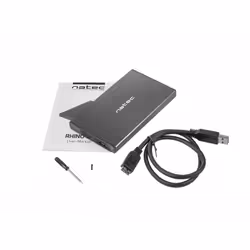 NATEC NKZ-0941 Boîtier de disques de stockage Boîtier disque dur/SSD Noir 2.5" - Vue supplémentaire 4