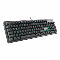 GENESIS Thor 300, Taille réelle (100 %), Avec fil, USB, Clavier mécanique, QWERTY, Noir