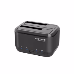NATEC Kangaroo Dual, HDD, SSD, SATA, Série ATA II, Série ATA III, 2.5,3.5", 8 To, USB 3.2 Gen 1 (3.1 Gen 1) Type-A, 5 Gbit/s