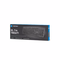 NATEC TROUT clavier USB QWERTY US International Noir - Vue supplémentaire 7