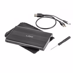 uGo Marapi S120 Boîtier disque dur/SSD Noir 2.5"