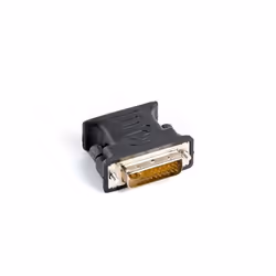Lanberg AD-0012-BK câble vidéo et adaptateur DVI-I VGA (D-Sub) Noir
