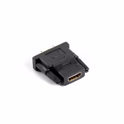 Lanberg AD-0013-BK changeur de genre de câble HDMI DVI-D 18+1 Single Link Noir