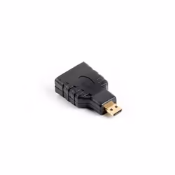 Lanberg AD-0015-BK changeur de genre de câble HDMI Micro HDMI Noir