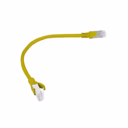 Lanberg PCU6-10CC-0025-Y câble de réseau Jaune 0,25 m Cat6 U/UTP (UTP)