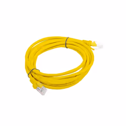 Lanberg PCU6-10CC-0300-Y câble de réseau Jaune 3 m Cat6 U/UTP (UTP)