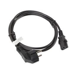 Lanberg CA-C13C-10CC-0018-BK câble électrique Noir 1,8 m Coupleur C13 CEE7/7