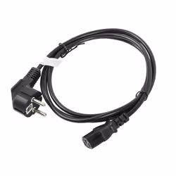 Lanberg CA-C13C-10CC-0018-BK câble électrique Noir 1,8 m Coupleur C13 CEE7/7