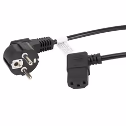 Lanberg CA-C13C-12CC-0018-BK, 2 m, Coupleur C13, CEE7/7