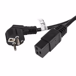 Lanberg CA-C19C-10CC-0018-BK, 1,8 m, CEE7/7, Coupleur C19