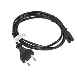 Lanberg CA-C7CA-10CC-0018-BK câble électrique Noir 1,8 m Coupleur C7 CEE7/16