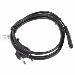 Lanberg CA-C7CA-11CC-0018-BK câble électrique Noir 1,8 m Coupleur C7 CEE7/16