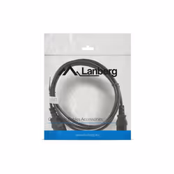 Lanberg CA-C13E-10CC-0018-BK câble électrique Noir 1,8 m Coupleur C13 Coupleur C14 - Vue supplémentaire 4
