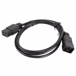 Lanberg CA-C19E-10CC-0018-BK, 1,8 m, Coupleur C19, Coupleur C20