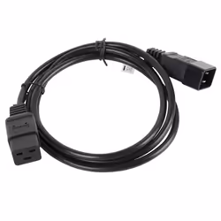Lanberg CA-C19E-10CC-0018-BK câble électrique Noir 1,8 m Coupleur C19 Coupleur C20