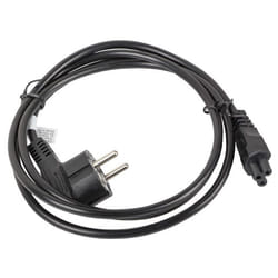 Lanberg CA-C5CA-11CC-0018-BK câble électrique Noir 1,8 m CEE7/7 Coupleur C5