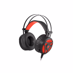 GENESIS NEON 360, Avec fil, Jouer, 20 - 20000 Hz, Casque, Noir, Rouge