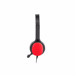 uGo USL-1222, Avec fil, 20 - 25000 Hz, 85 g, Casque, Noir, Rouge