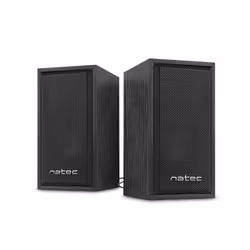 NATEC Panther, 2-voies, 2.0 canaux, Sans fil, 6 W, 100 - 18000 Hz, Noir