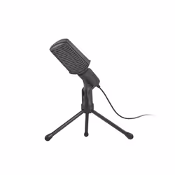 NATEC ASP, Microphone de Laptop, -47 dB, 100 - 16000 Hz, 2200 Ohm, Cardioïde, Condensateur