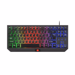 FURY Hurricane, Taille réelle (100 %), USB, Clavier à membrane, Noir
