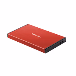 NATEC Rhino GO Boîtier disque dur/SSD Rouge 2.5"