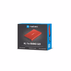 NATEC Rhino GO Boîtier disque dur/SSD Rouge 2.5" - Vue supplémentaire 7