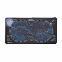 NATEC Universe Maxi, Noir, Bleu, Blanc, Image, Tissu, Caoutchouc