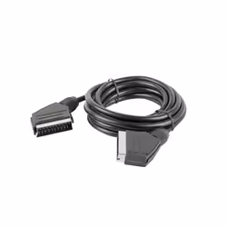 Lanberg CA-EUEU-10CC-0018-BK Câble SCART 1,8 m SCART (21-pin) Noir