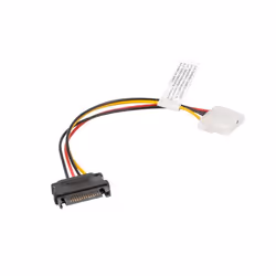 Lanberg CA-SAHD-10CU-0015 câble SATA 0,15 m Molex (4-pin) SATA 15 broches Noir, Rouge, Jaune