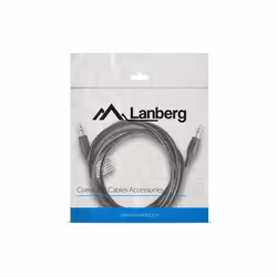 Lanberg CA-MJMJ-10CC-0020-BK câble audio 2 m 3,5mm Noir - Vue supplémentaire 4