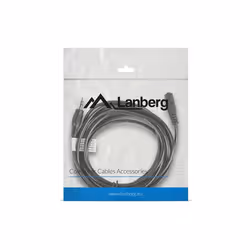 Lanberg CA-MJFJ-10CC-0030-BK câble audio 3 m 3,5mm Noir