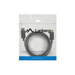 Lanberg CA-DPDP-10CC-0030-BK câble DisplayPort 3 m Noir