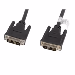 Lanberg CA-DVIS-10CC-0018-BK câble DVI 1,8 m DVI-D Noir