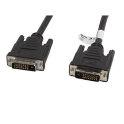 Lanberg CA-DVID-10CC-0030-BK Dvi-D (24+1Pol) Stecker auf Dvi-D (24+1Pol) Stecker Dual Link Kabel, 3m schwarz câble DVI Noir